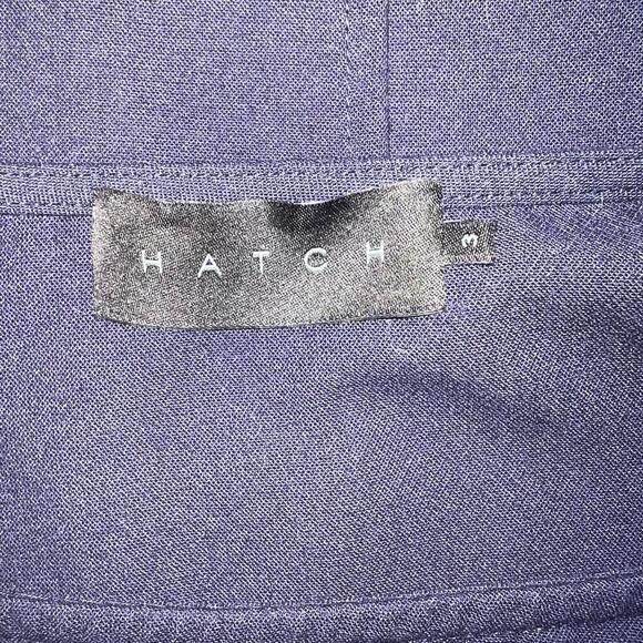 Hatch women’s size 3, navy blue short sleeve minimalist stretchy tunic top  - Picture 7 of 9